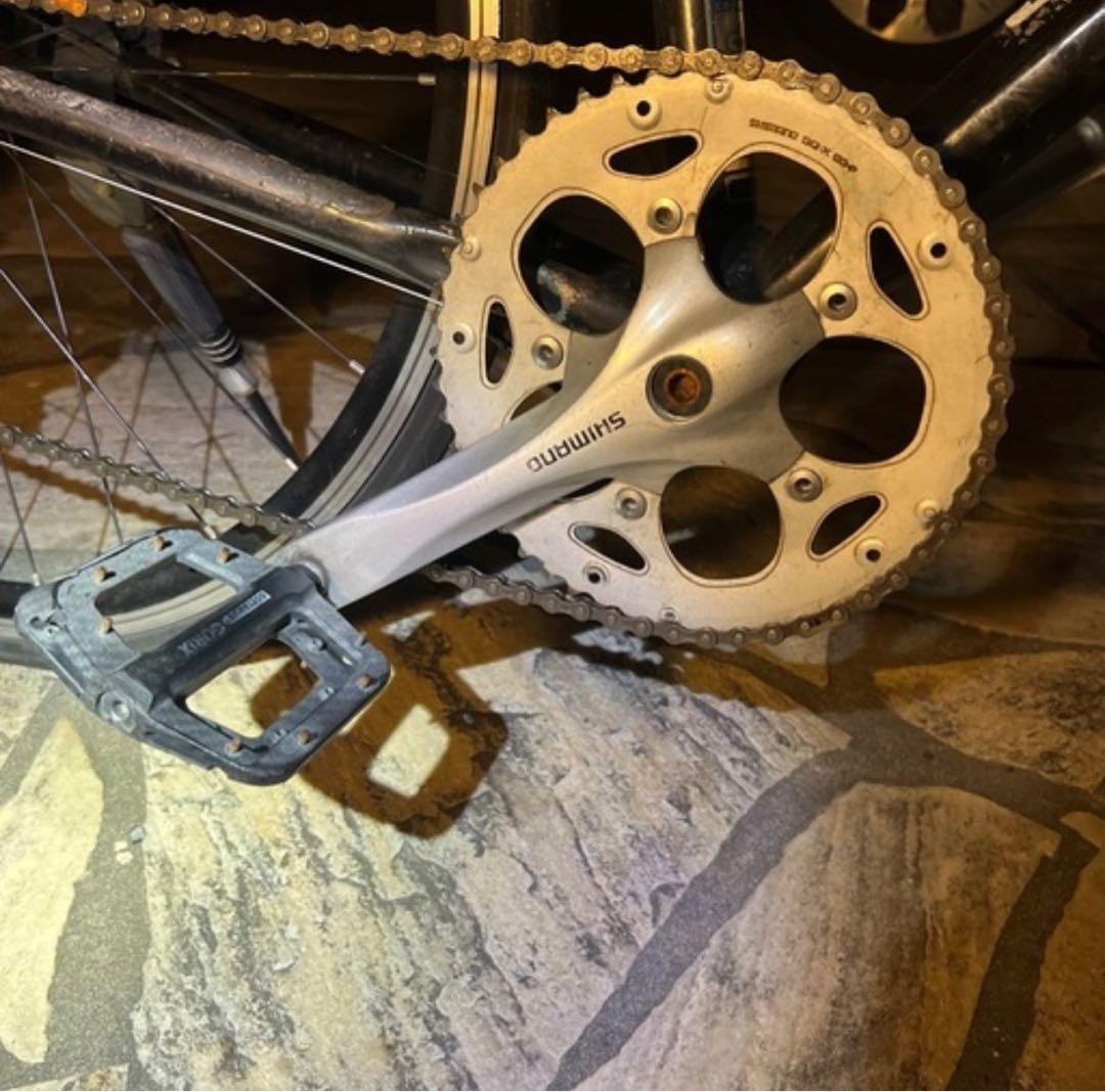 ロードバイクパーツ使用！rootsクロスバイク