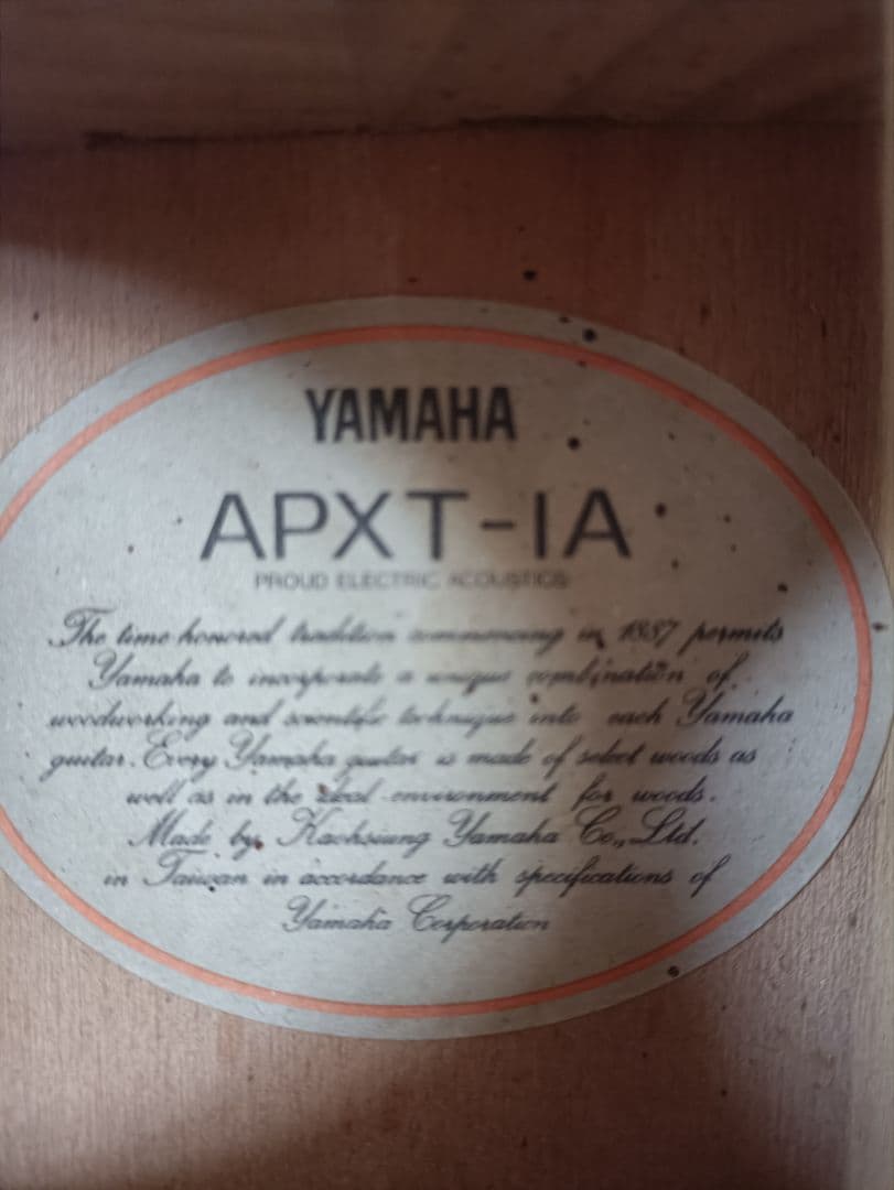 Yamaha APXT-1A エレクトリックアコースティックギター
