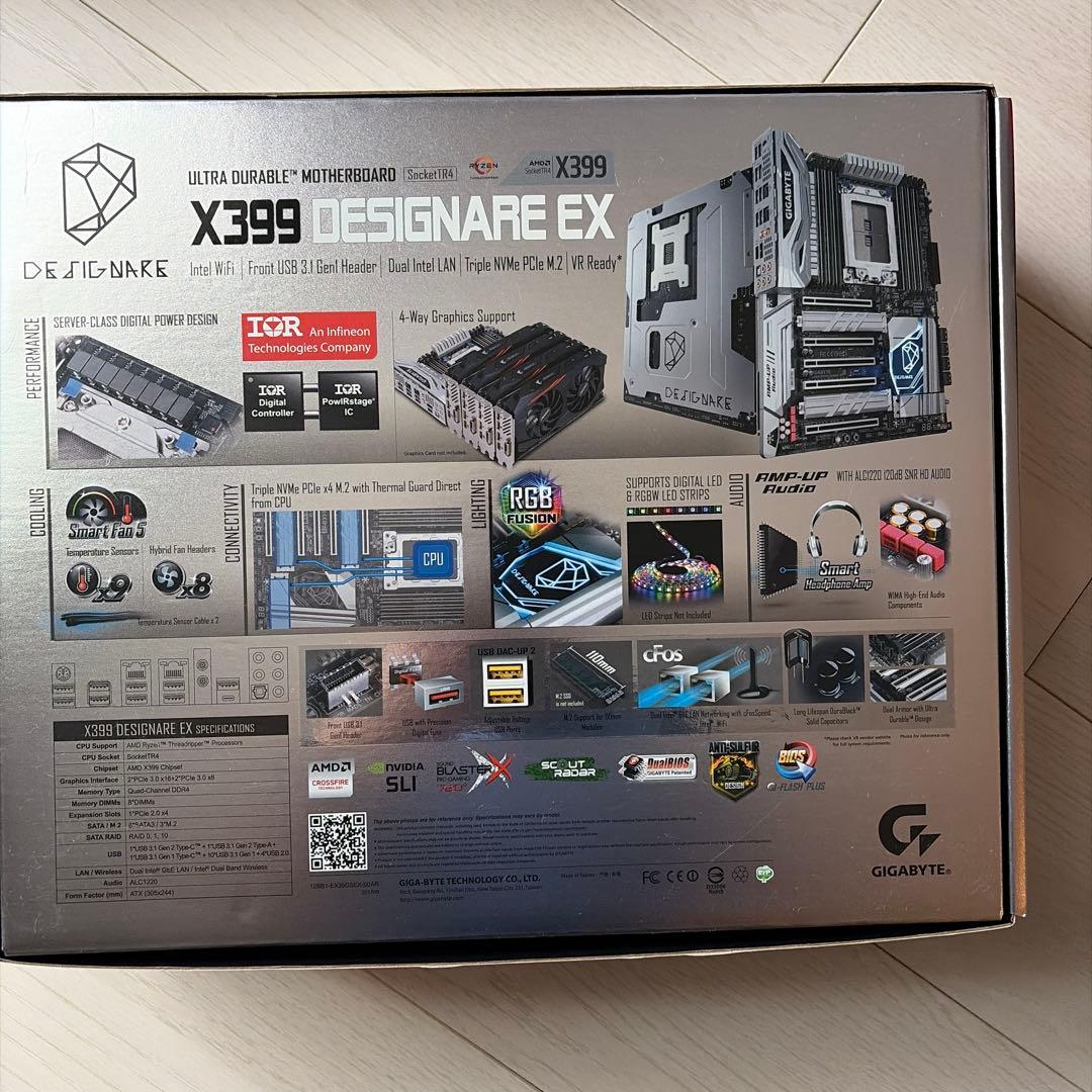 グラフィックボード・グラボ・ビデオカード GIGABYTE X399 DESIGNARE EX + AMD 1920x