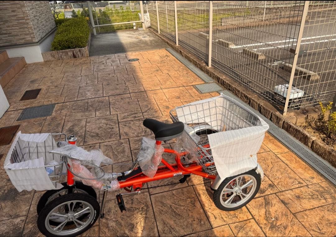 三輪自転車 14インチ オレンジ