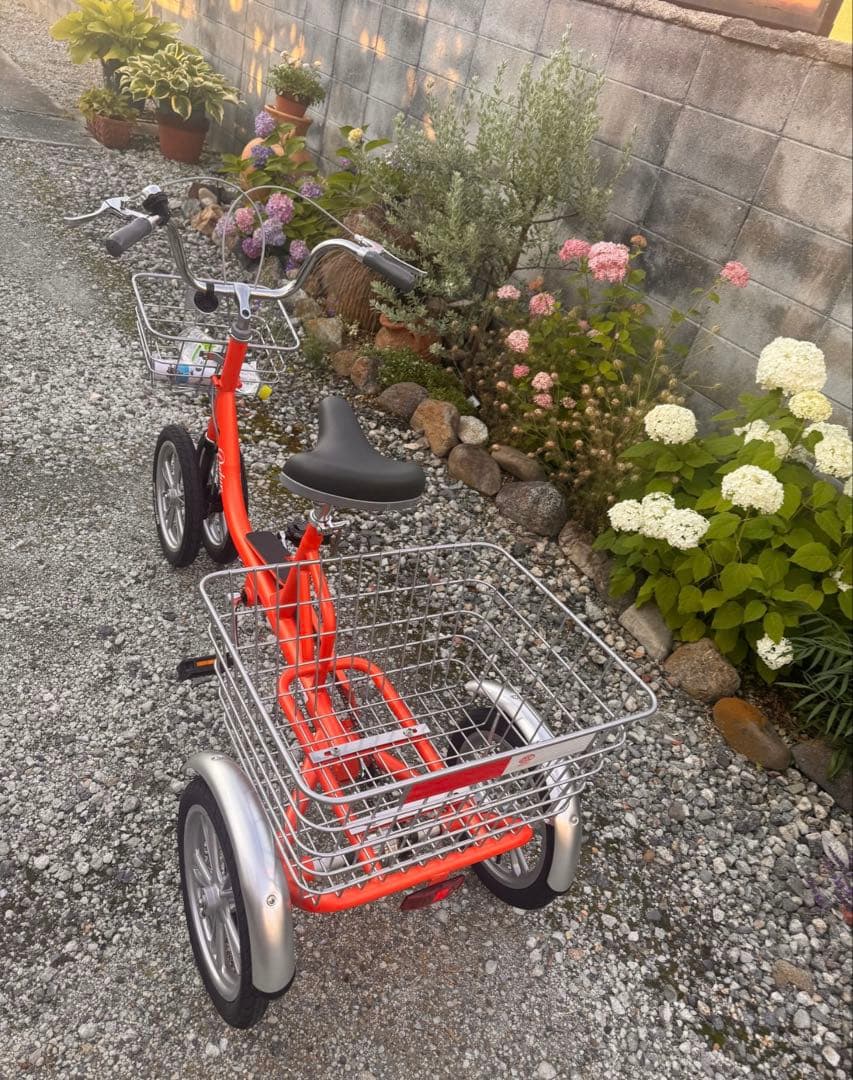 三輪自転車 14インチ オレンジ