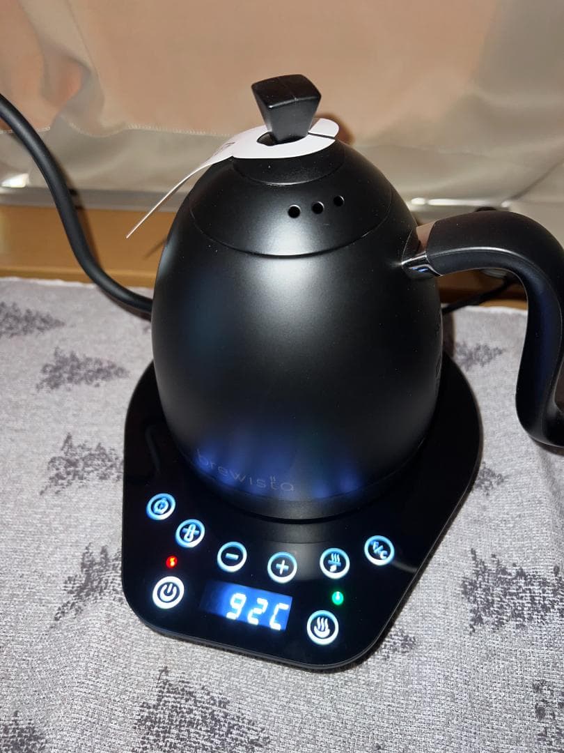 Brewista 電気ケトル 温度調節機能付 ピュアブラック 0.6L