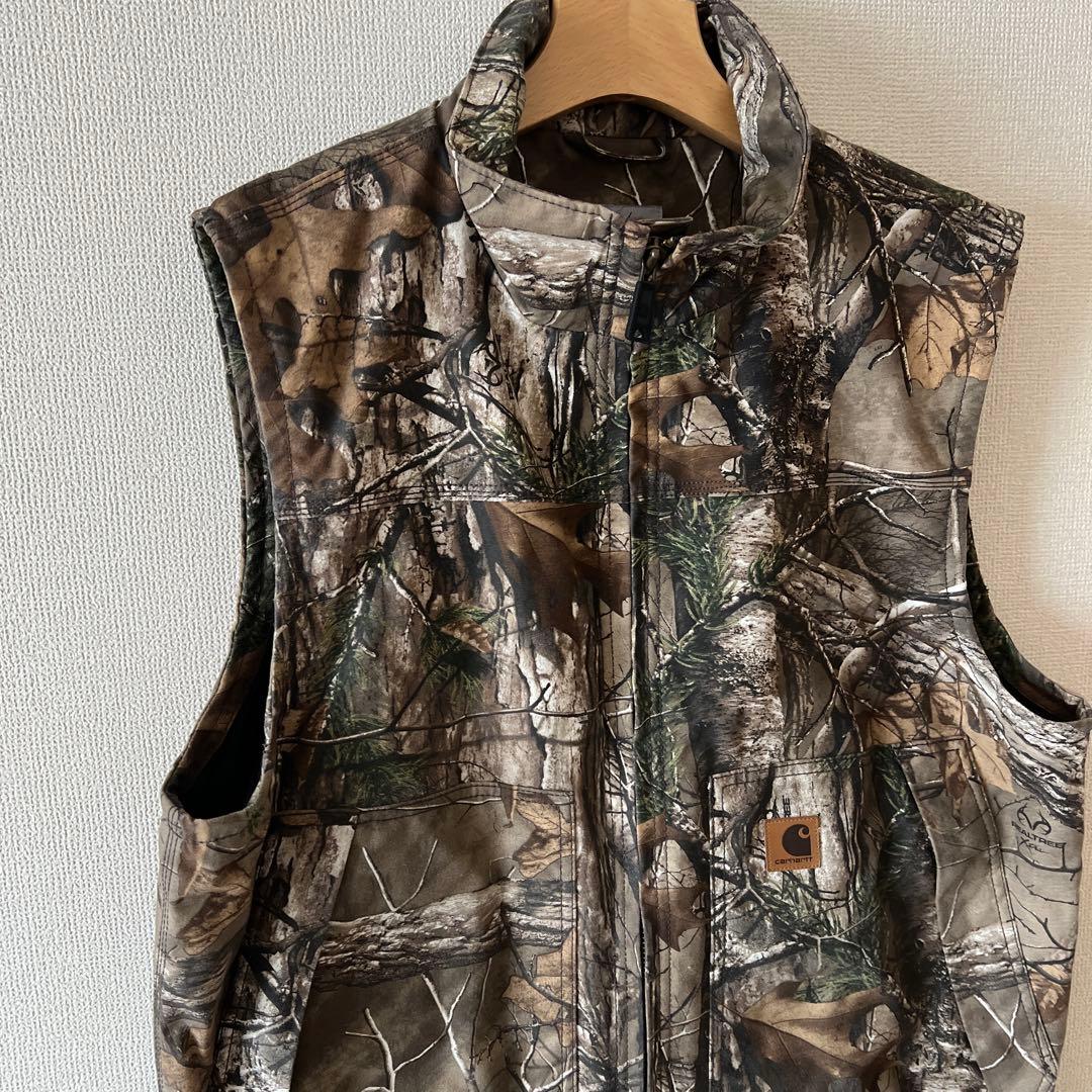 Carhartt カモフラージュ ベスト Lサイズ