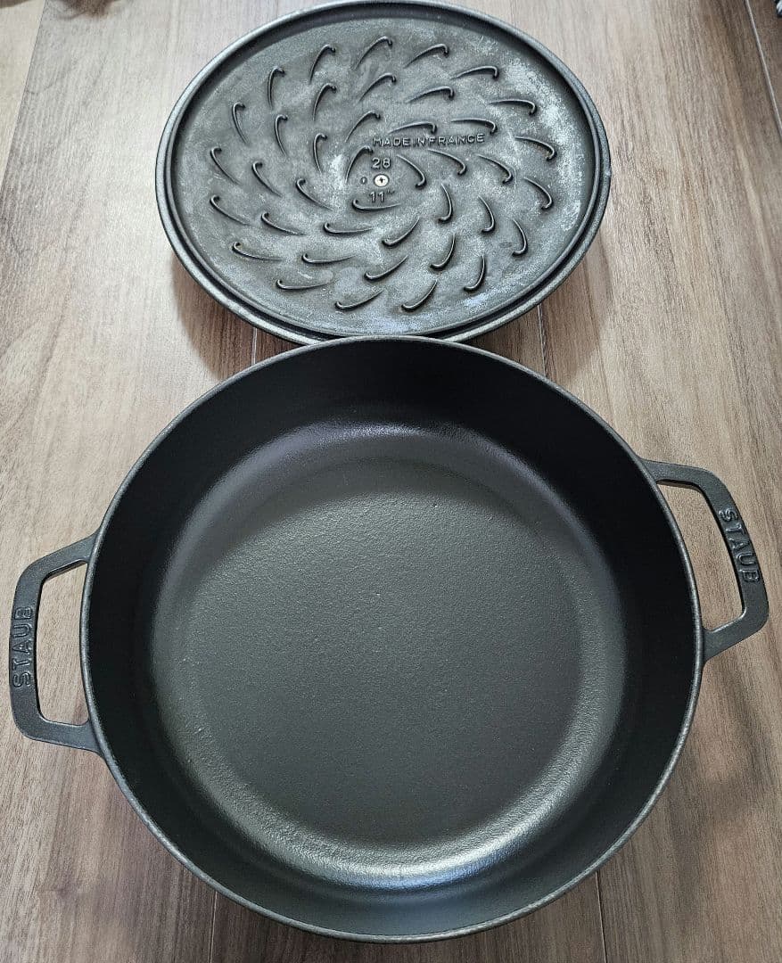 STAUB ストウブ ブレイザー・ソテーパン ブラック 28cm