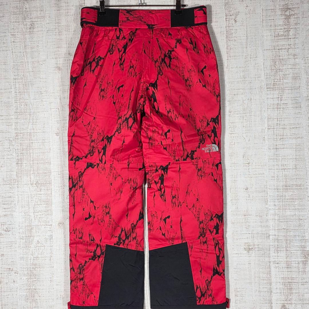 新品未使用✨️ノースフェイス スノーウエア スノーパンツ スキーパンツ 赤黒M