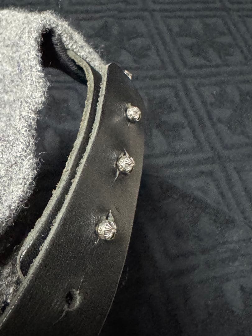 【Rinkan 鑑定済】クロムハーツ ウール キャップ クロスパッチ セメタリー