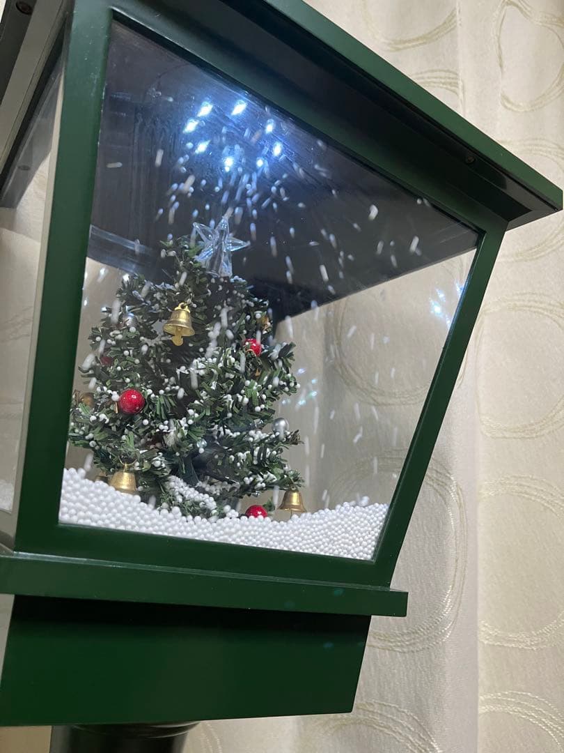 クリスマス装飾ランプ ミニツリー付き