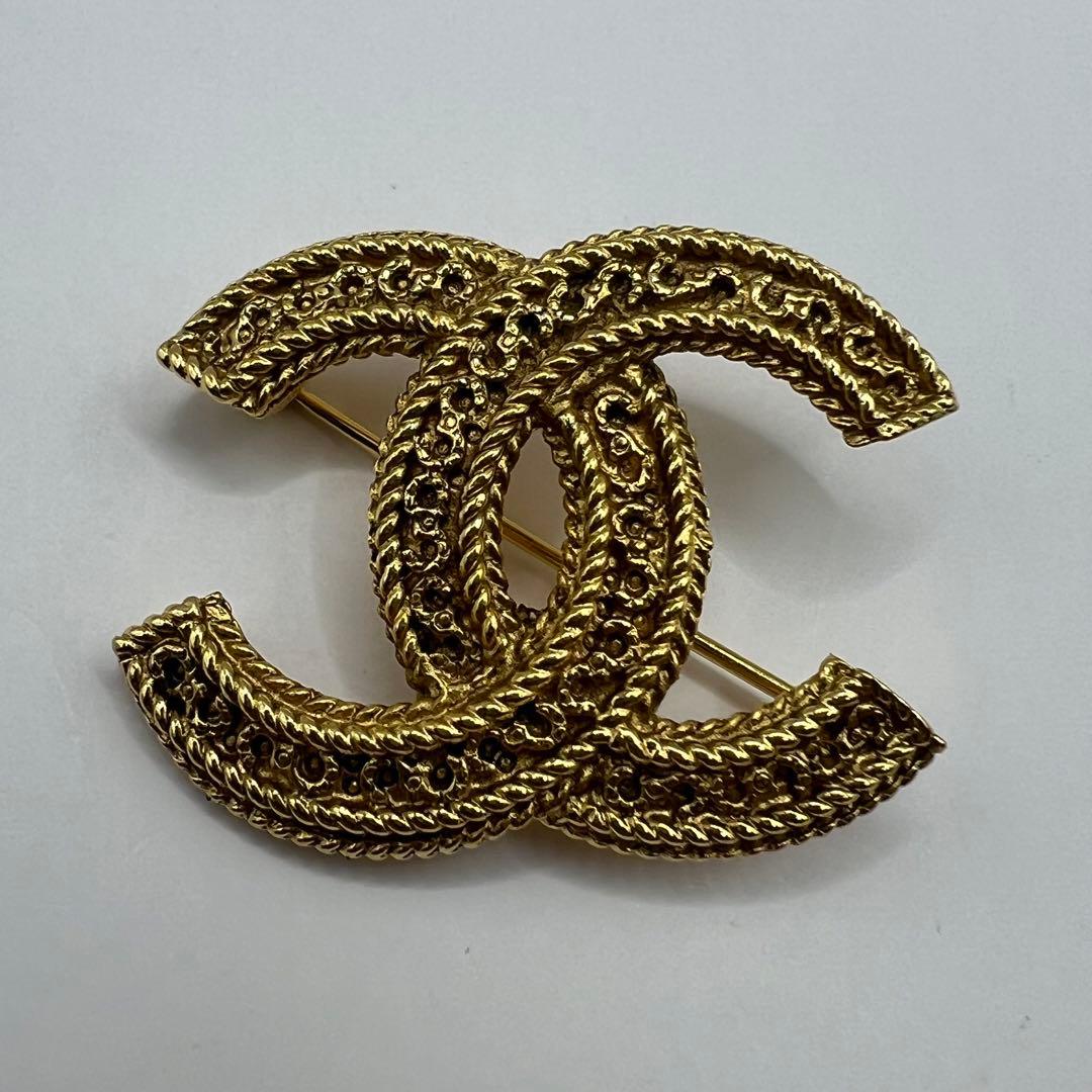 【未使用に近い】シャネル ブローチ ココマーク ヴィンテージ 1109