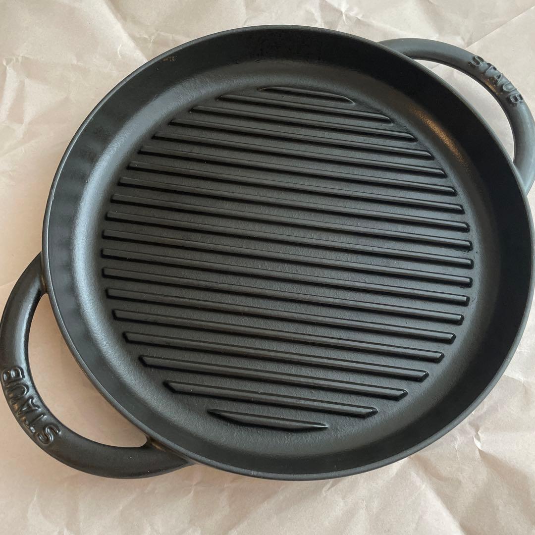 staub ストウブ ピュアグリル 26cm 蓋付き