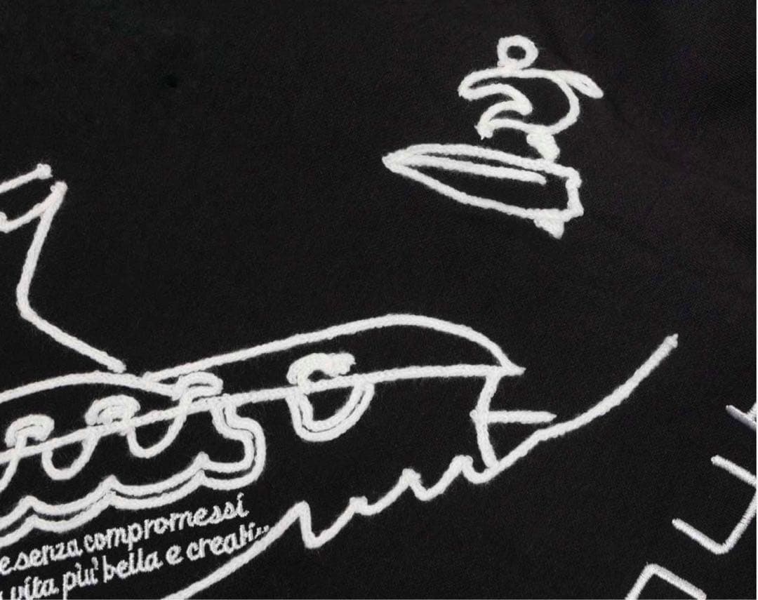 muta MARINEムータマリン☆ BIG クルーネックスウェットBOAT☆黒