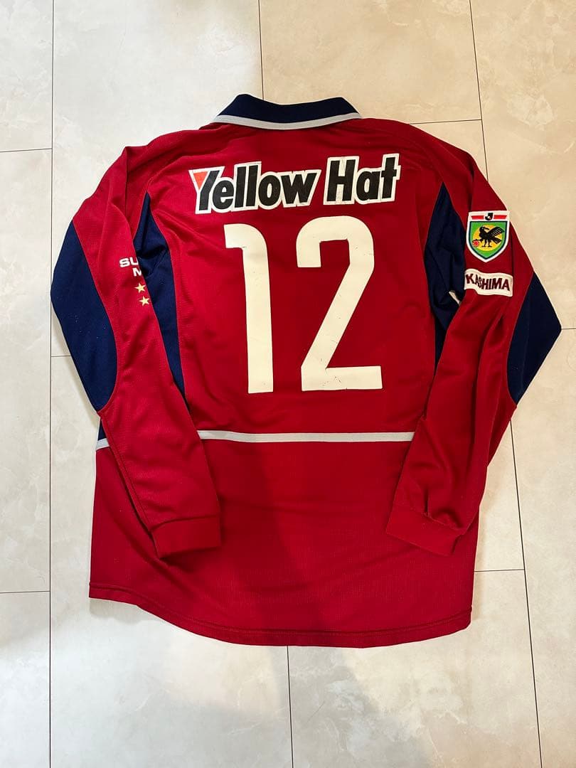 鹿島アントラーズ NIKE ホーム長袖ユニフォーム天皇杯優勝ワッペン付