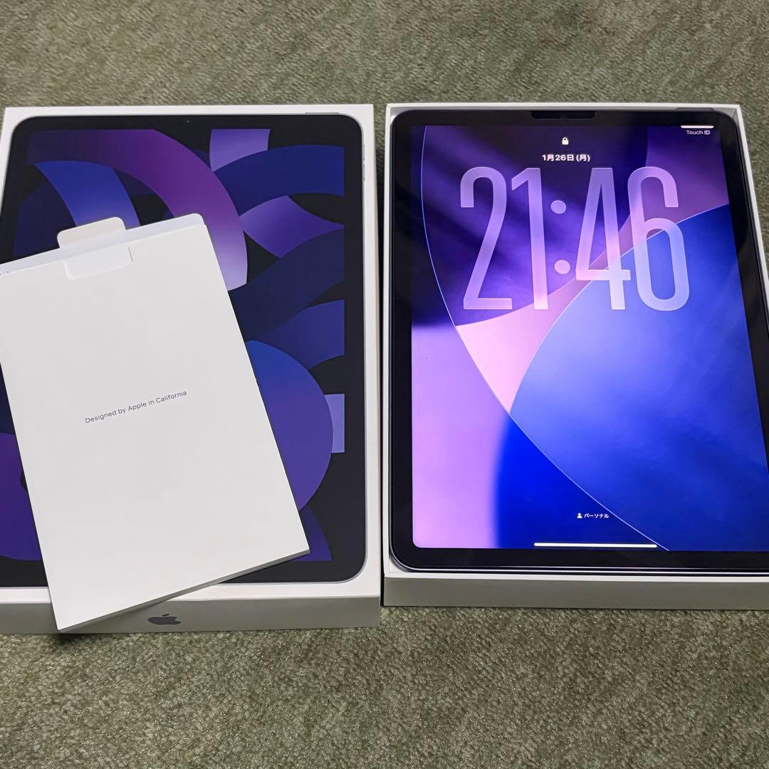 iPad Air 第5世代　パープル　256GB Apple pencil