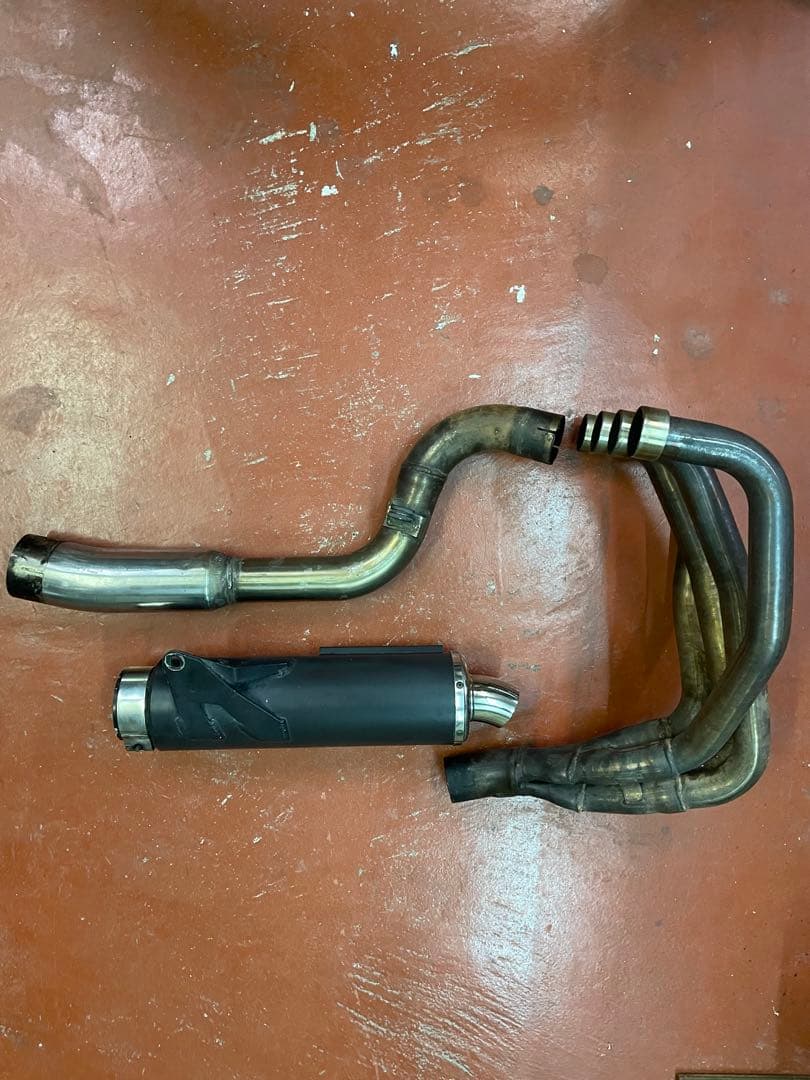 ZX11 ZZR1100用 4-1 devilデビル菅　大きな曲がりヘコミ無し