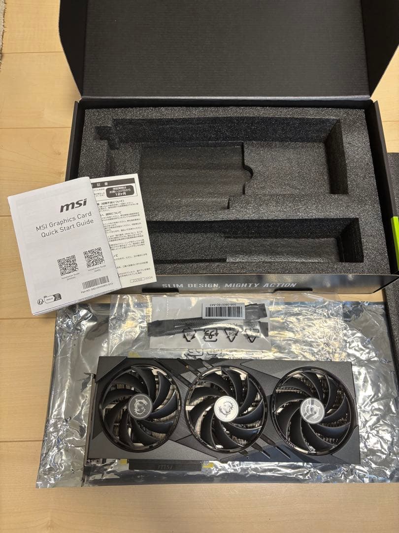 グラフィックボード・グラボ・ビデオカード MSI RTX 4070 Ti SUPER GAMING X SLIM