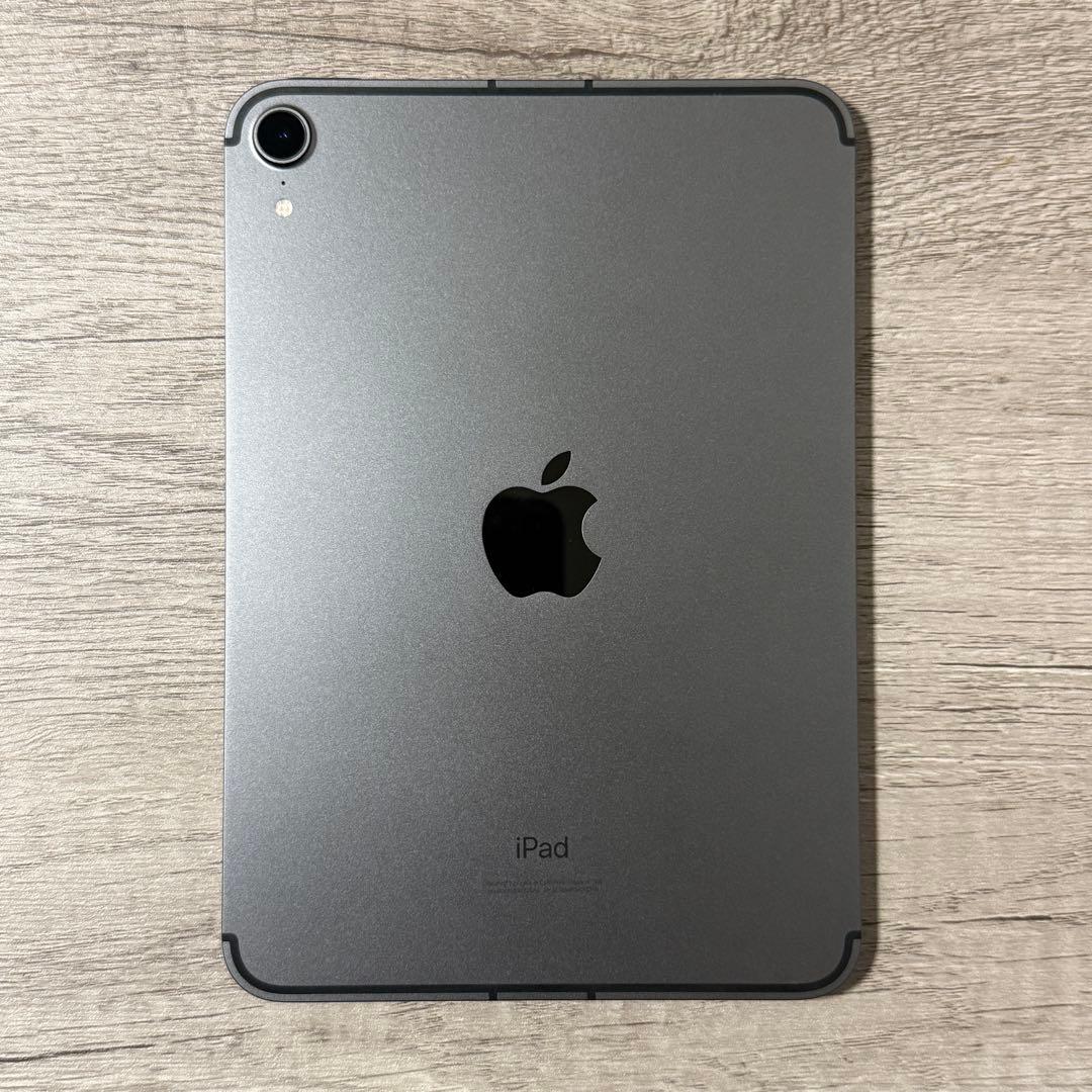 【美品】iPad mini 第6世代 Cellular 64GB スペースグレー