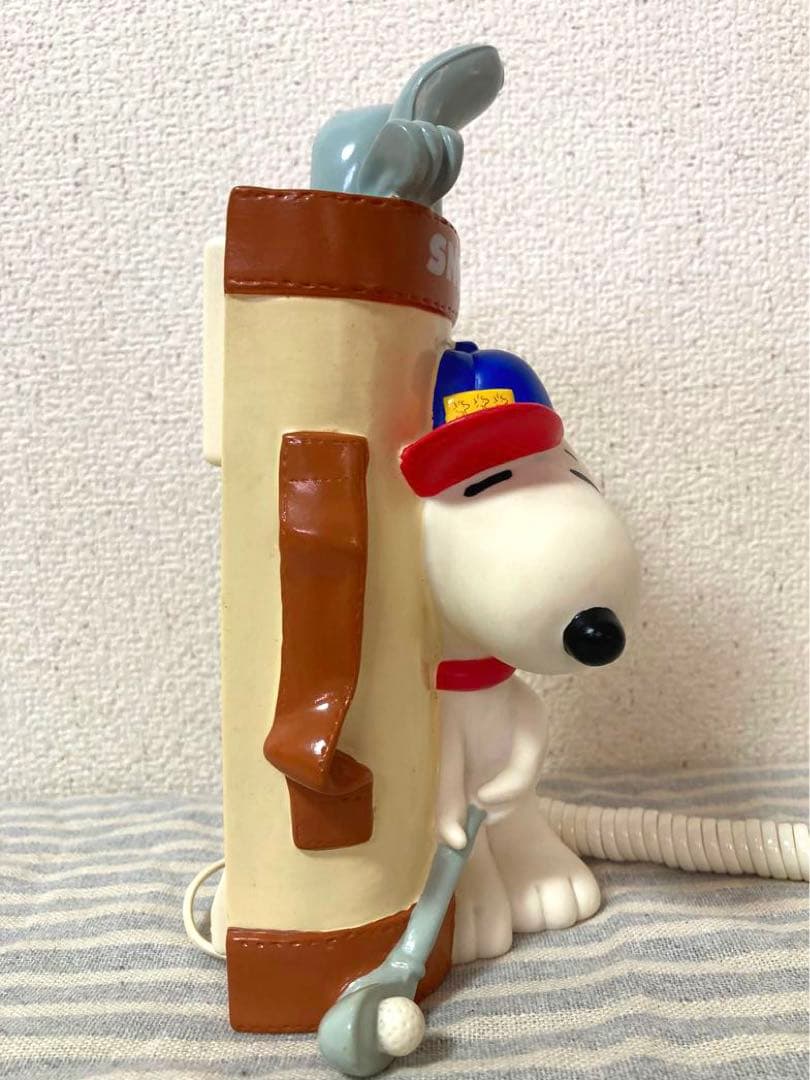 90's VTG＊ゴルファーSNOOPY＊3-D PHONE＊PEANUTS電話