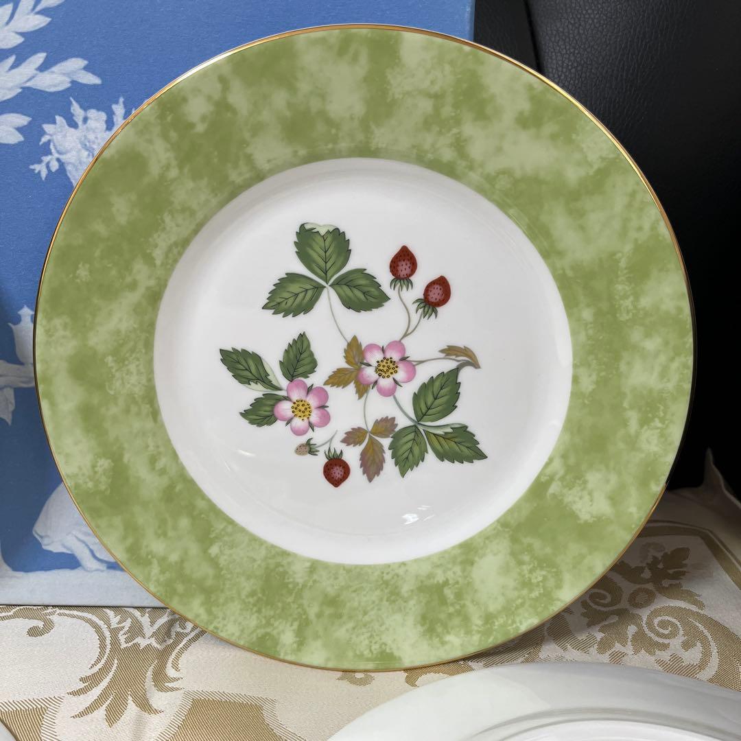 月末限定価格［新品］ワイルドストロベリー•フルリム　プレート5枚