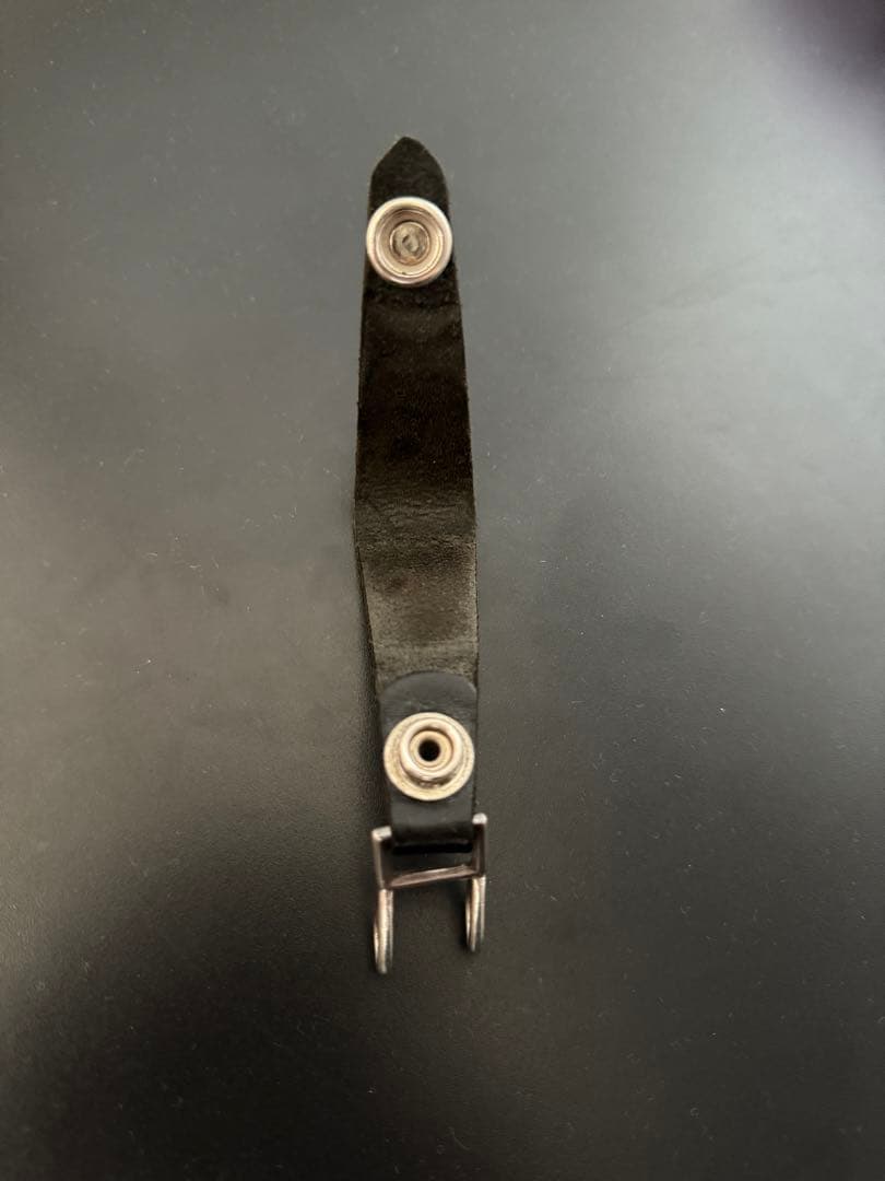 クロムハーツ BELT LOOP クロスボールボタンレザーベルトループ