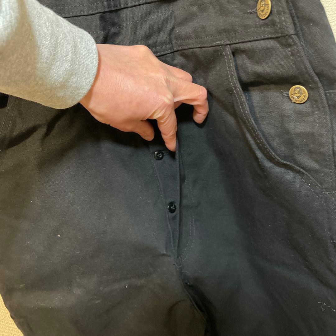 BEN DAVIS ブラックオーバーオール