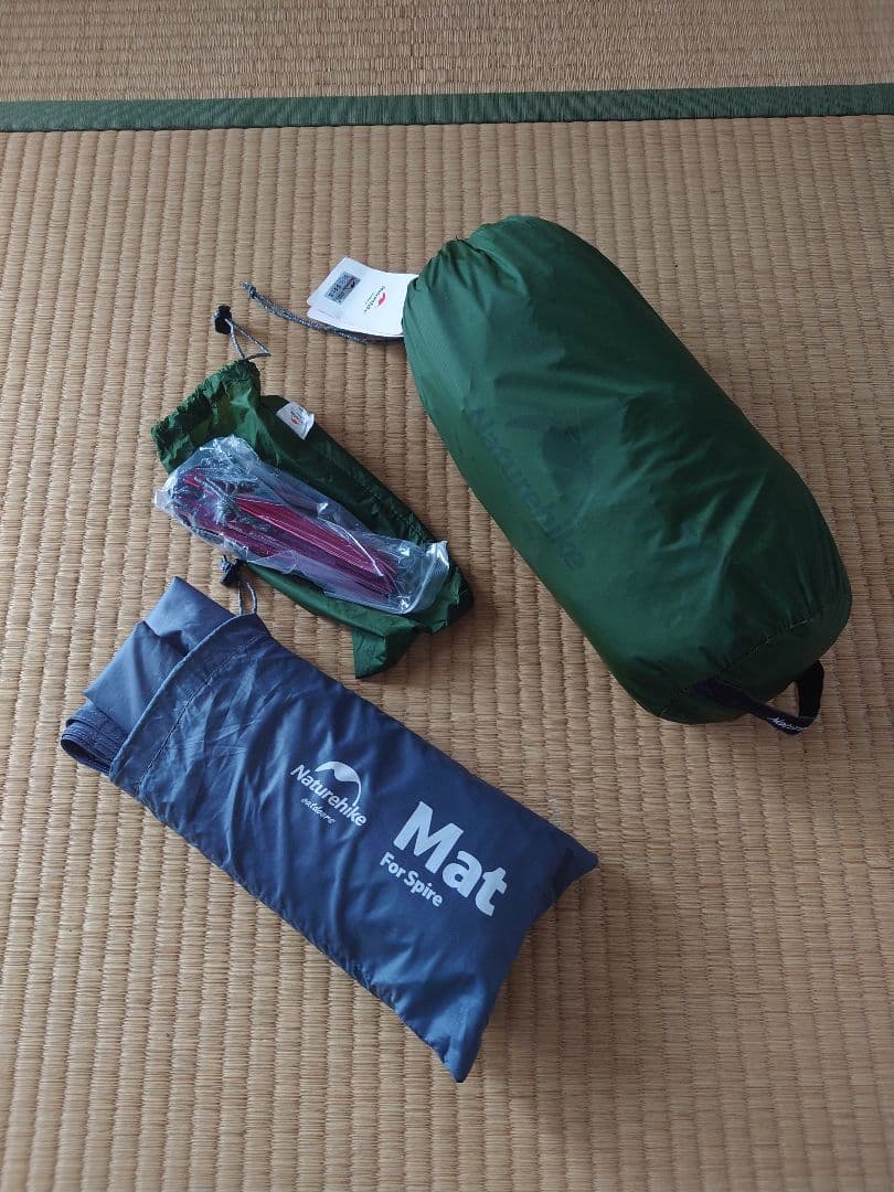 【軽量】naturehike　ワンポールテント　＋　トレッキングポール
