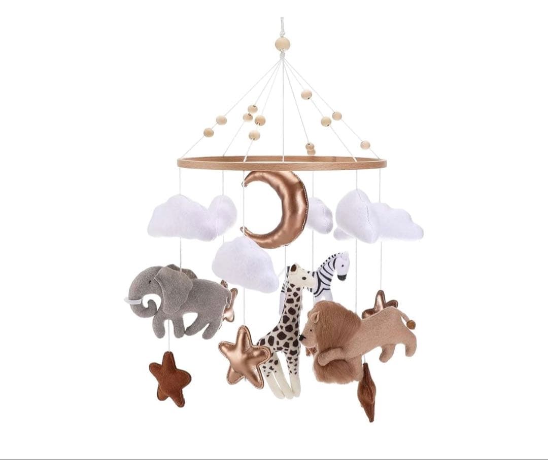 KINO LINPO ベビーベッド　添い寝　キャスター付き 収納棚付き ホワイト