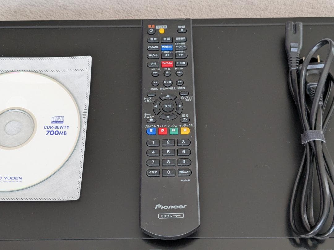 Pioneer ブルーレイ プレーヤー　BDP-170-K