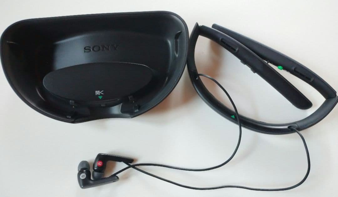 【美品】SONY ソニー SMR-10 首かけ集音器 イヤホン ブラック