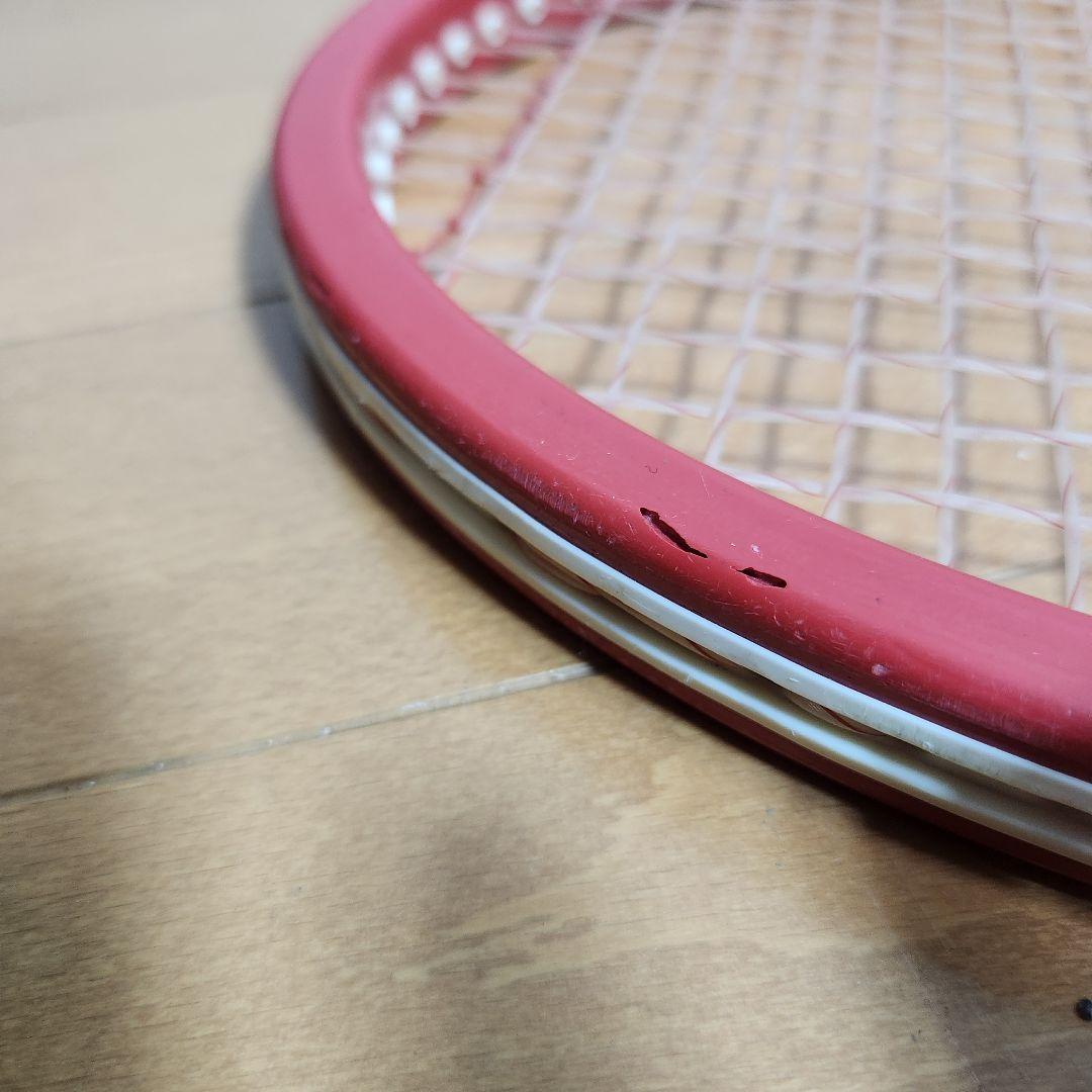 希少 YAMAHA テニスラケット FIBERGLASS YFG30 ヤマハ 赤