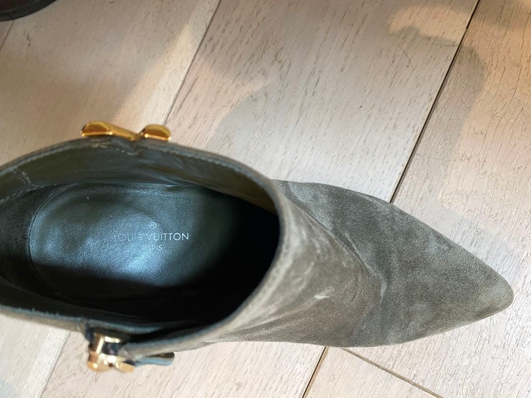 ヴィトンショートブーツ　ハートブレーカーライン　スエード