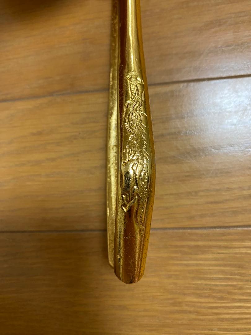 金メッキ　針金切　三木章　205mm