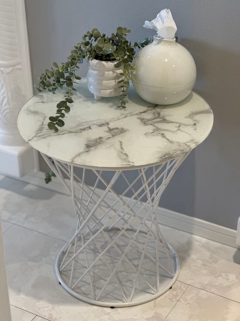 フランフランフラン大理石柄マーブル柄サイドテーブルZARAホーム北欧韓国