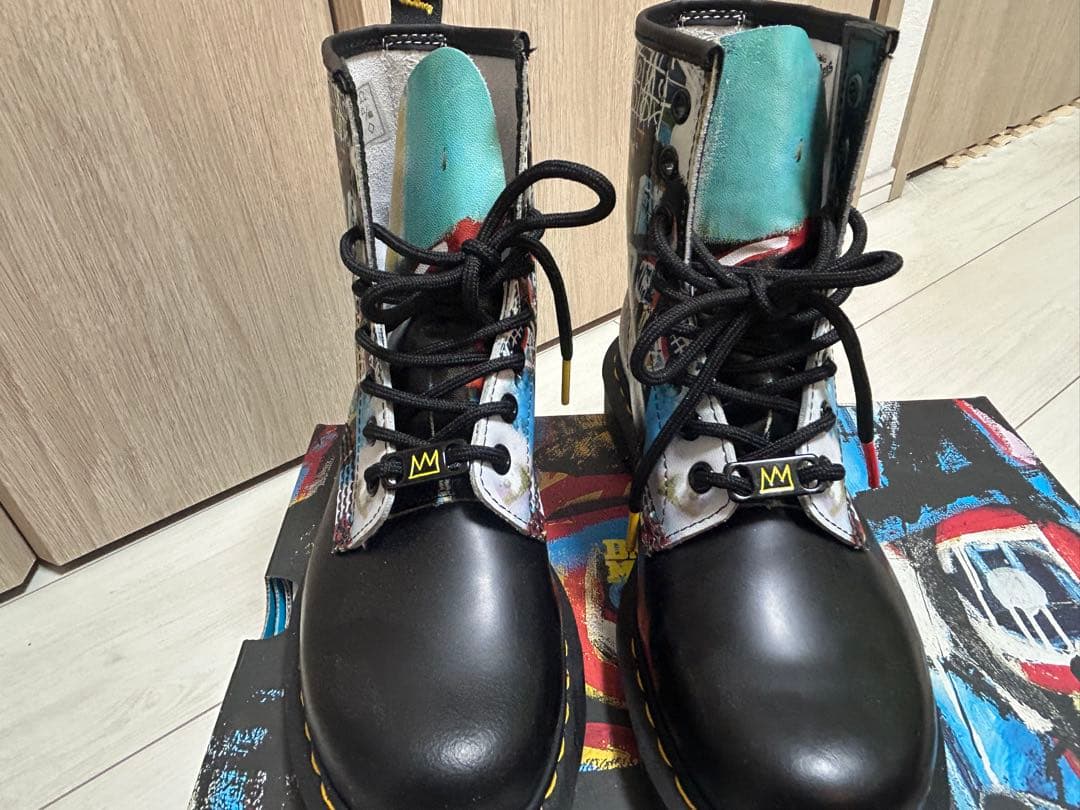 Dr. Martens 1460 Basquiat II ブラック・マルチ