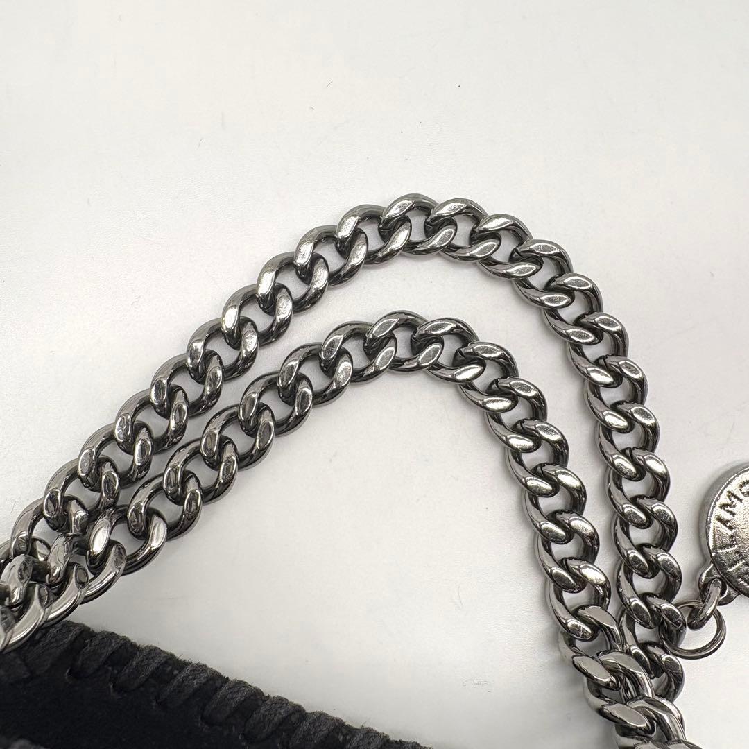 【極美品 褪せなし】ステラマッカートニー 2way ミニ ショルダーバッグ 黒