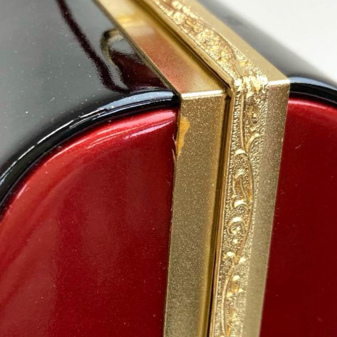 【着物と帯 時流】L25342s◇訳あり振袖用 草履バッグ◇ 黒×赤桜 未使用品