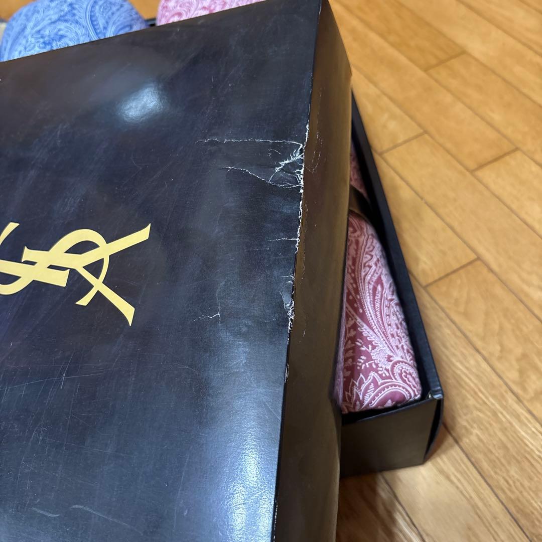 イヴサンローラン YSL 軽くて心地良い 肌掛布団 2枚セット ペイズリー柄