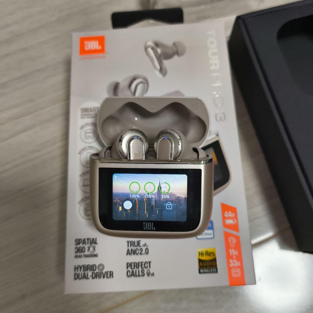 【美品】JBL TOUR PRO 3 ラテ