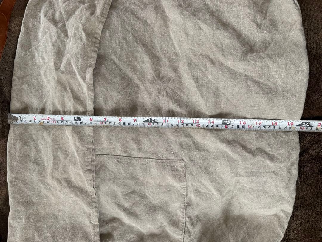 イヴアンドリューYVES ANDRIEUX リネンショルダーバッグ