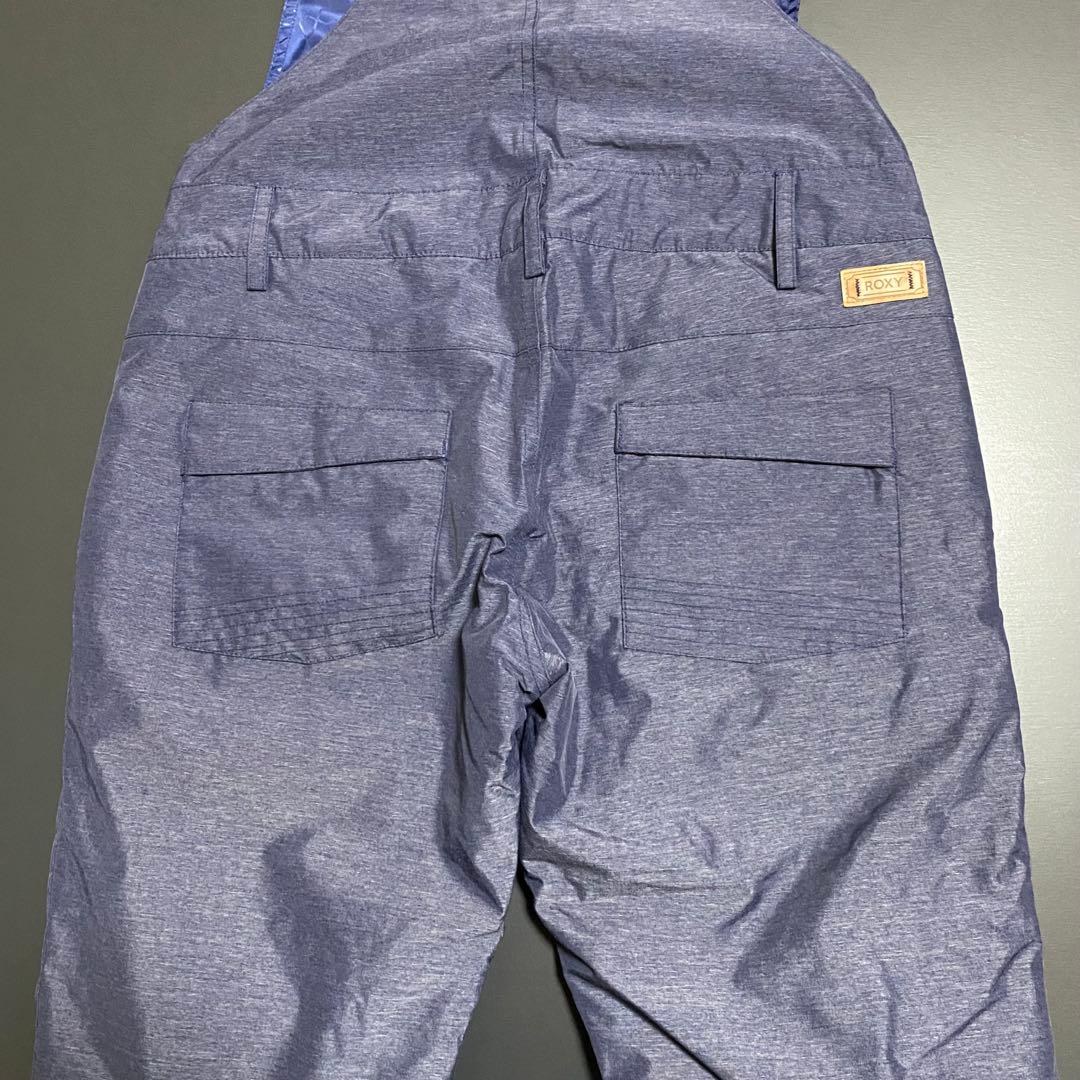 極美品 ROXY スノーボード ビブパンツ 中綿 裏起毛 レディース Sサイズ