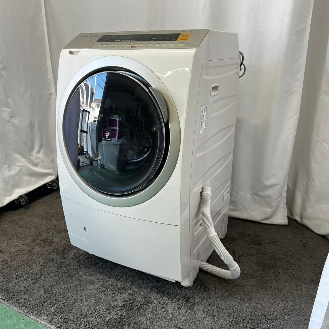 862　ドラム式洗濯機　シャープ 　10kg　乾燥　大容量　安い　中古　設置無料