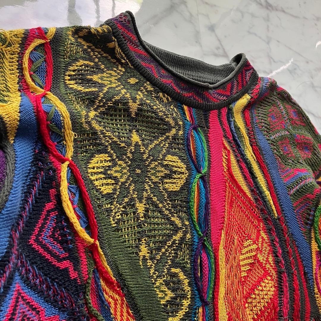 COOGI 3Dニット セーター 白タグ コットン100% オーストラリア製