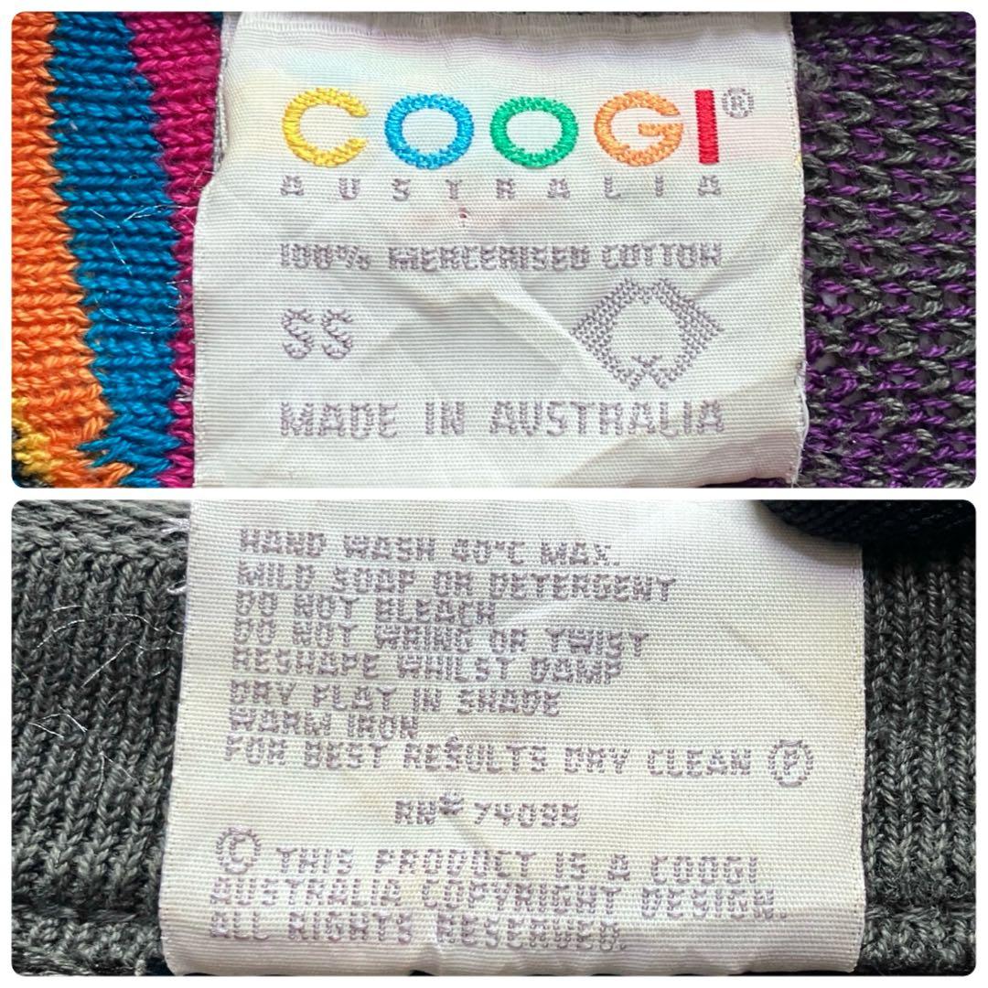 COOGI 3Dニット セーター 白タグ コットン100% オーストラリア製