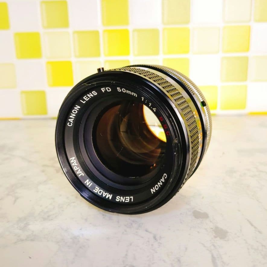 綺麗 Canon キャノン FD S.S.C 50mm F1.4 単焦点 レンズ