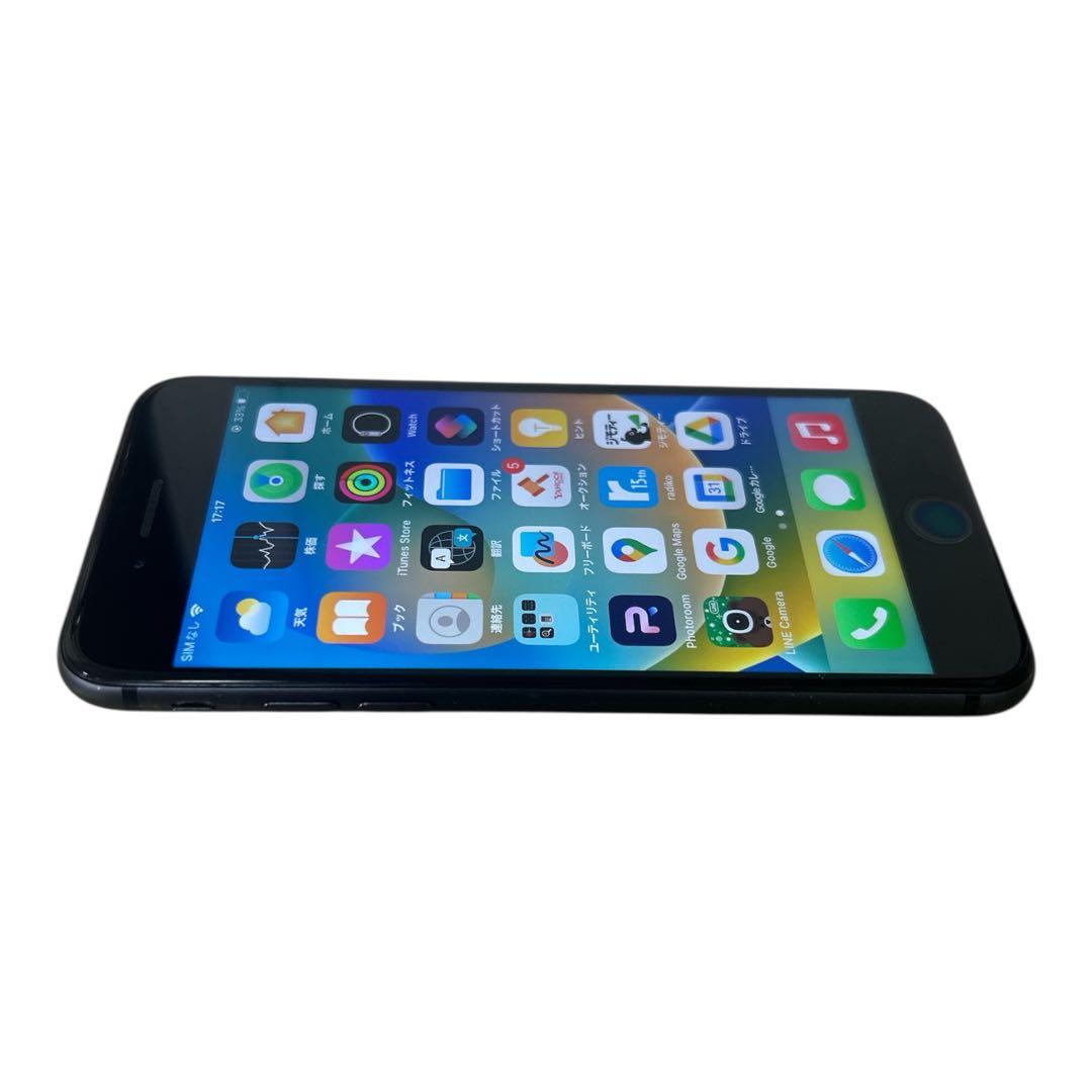 iPhone8 64GB ブラック SIMロック解除済 動作確認済
