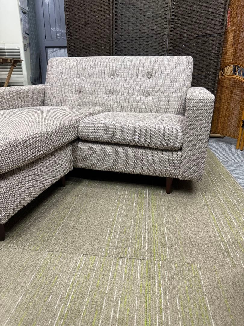 【美品】【洗浄消毒作業済】arne Himmel ヒンメル　2人掛けL字ソファ