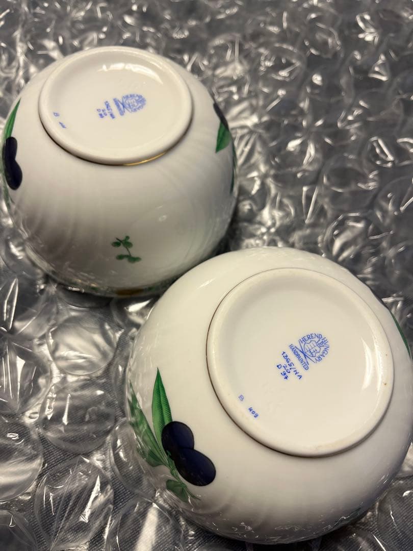 HEREND ヘレンドアピシウス　スラップボウル　 2個セット　ハンガリー　レア