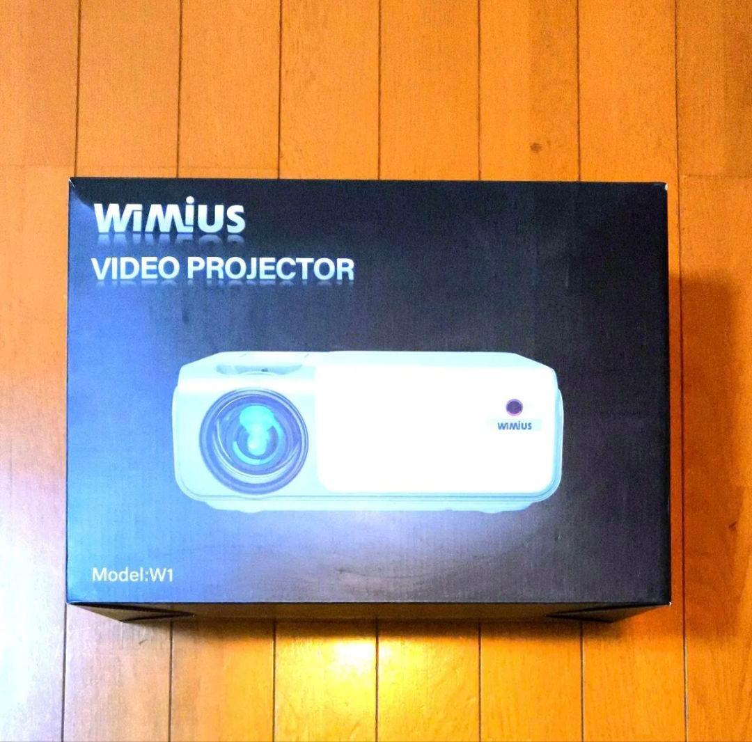 新品 WiMiUS W1 プロジェクター ミラーリング ホームシアター