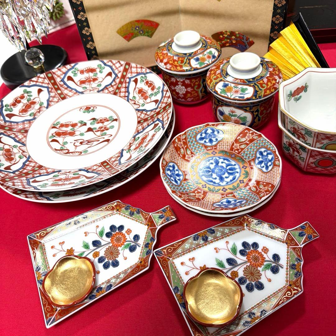 唄姫 たち吉赤絵金彩　前畑陶器庫山窯　南風窯　No.4-27