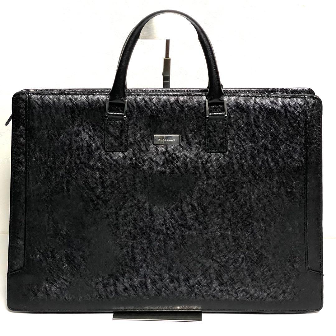 BURBERRY バーバリー サフィアーノレザー ビジネスバッグ ブリーフケース