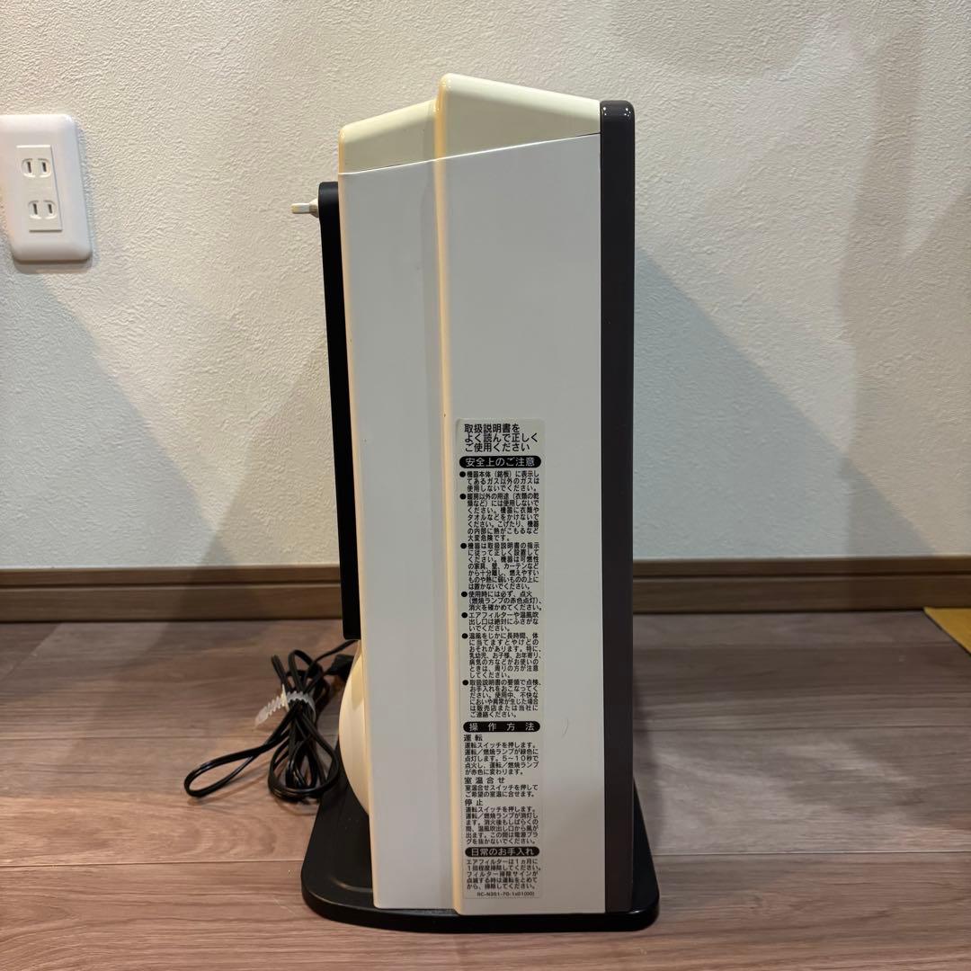 動作確認済　リンナイガスファンヒーター RC-K4001E-1 都市 3mホース