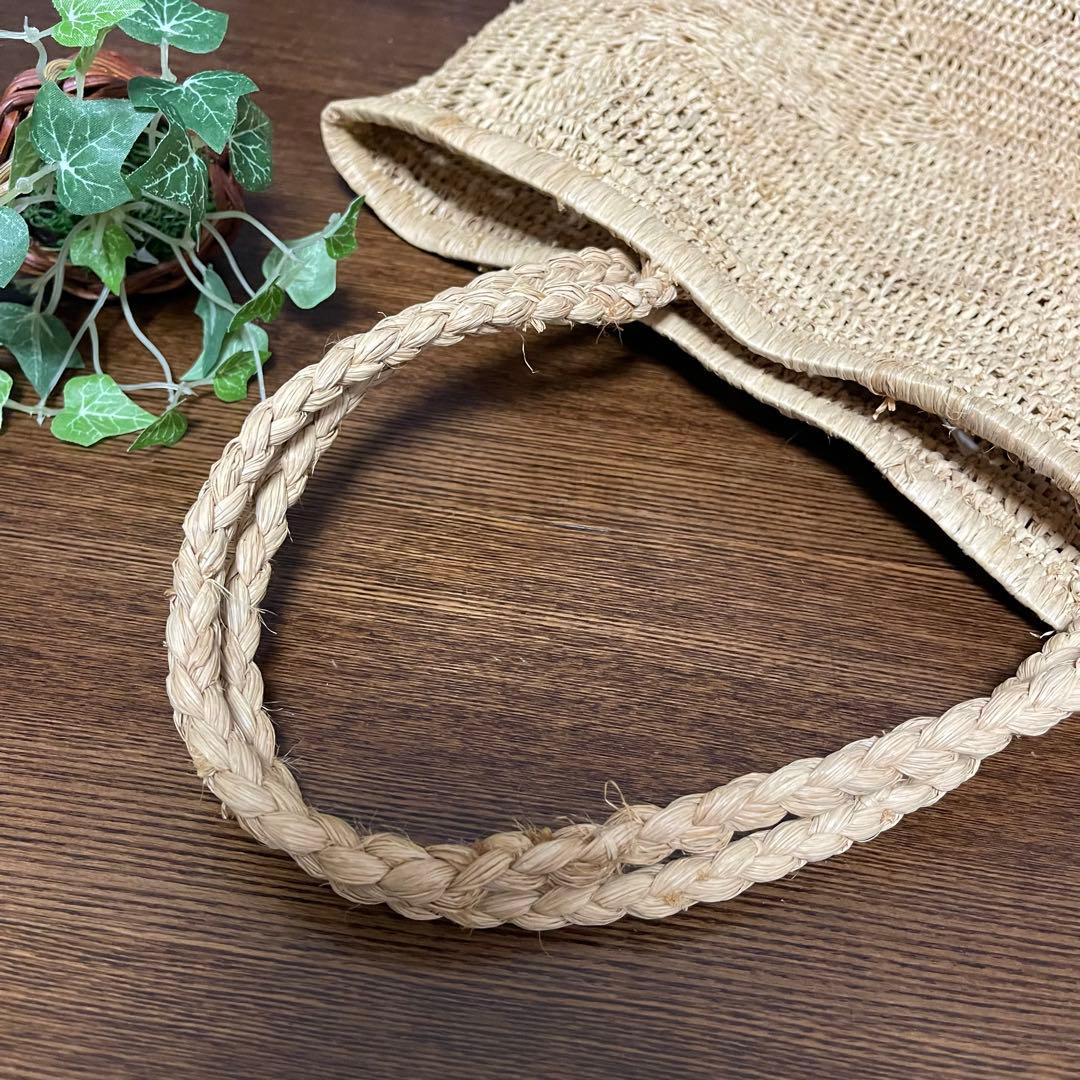 NORO カゴバッグ トートバッグ ラフィア ノロ プラージュ 辺見えみり